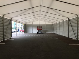 Raktársátor 10 méter széles-50